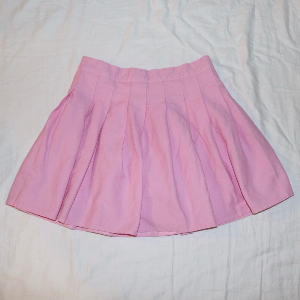 Vintage Wildcat pleated mini skirt with built in shorts